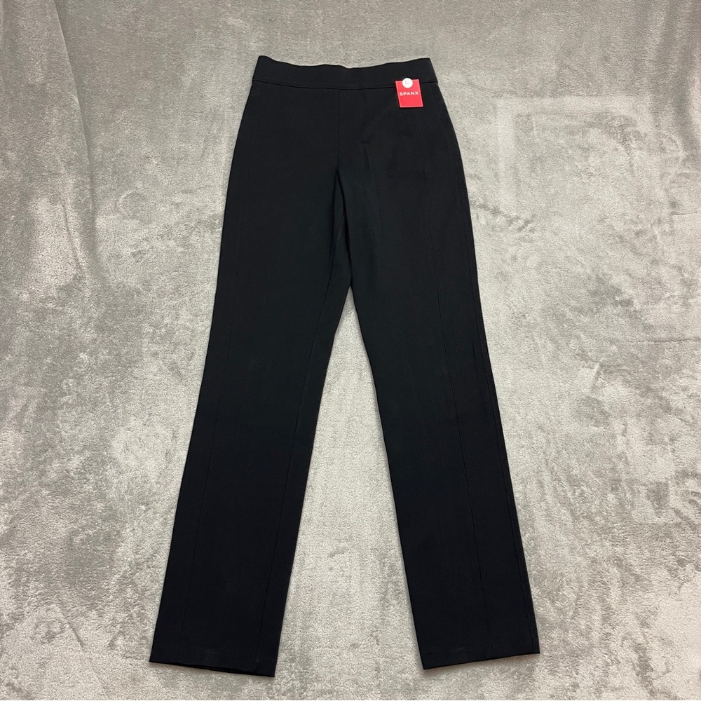 SPANX The Perfect Slim Straight Ponte Pant in Black Size  Small tall